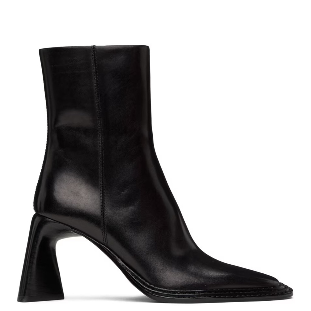 Alexander Wang Black Booker 85 Ankle Boots